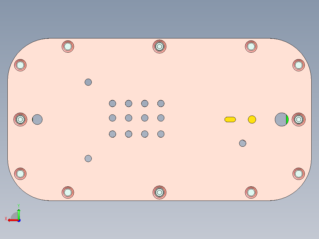 X1-笔记本CNC工装夹具三维模型CNCDAMO后视图
