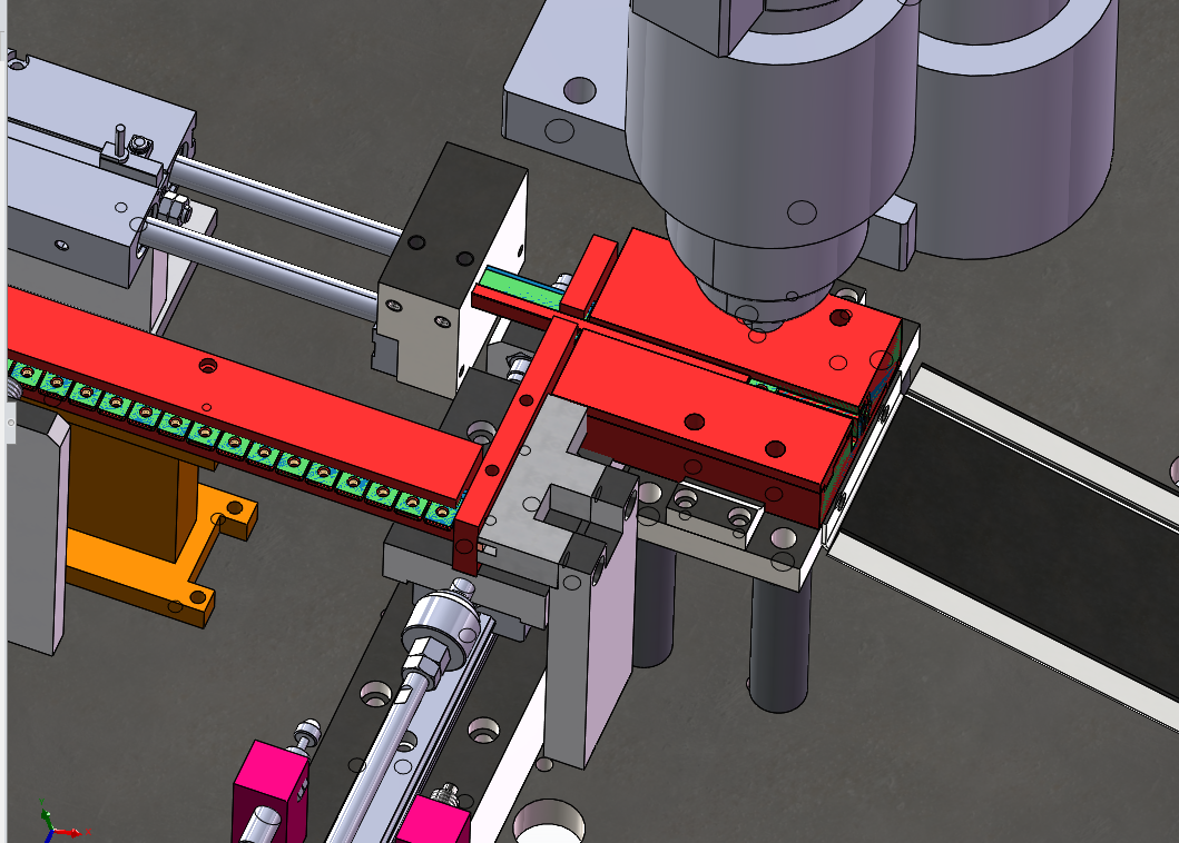 L型铁全自动攻丝机电路引脚攻丝（sw22可编辑+工程图）