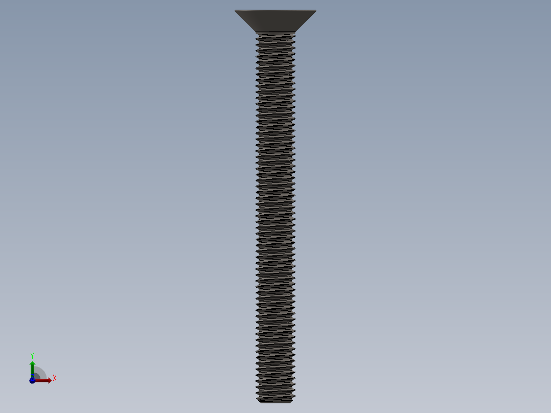 Screw_ISO_10642_M10x100_A2.SLDPRT前视图