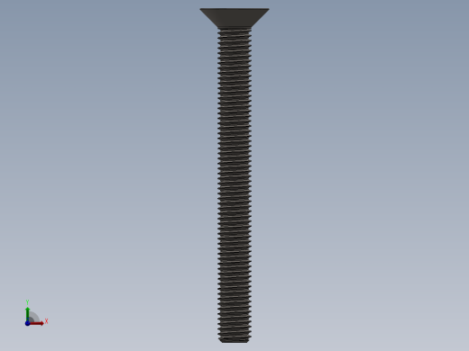 Screw_ISO_10642_M10x100_A2.SLDPRT前视缩略图
