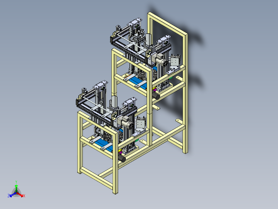 HP纸盒分离器3D模型图纸 STEP格式正等轴测图