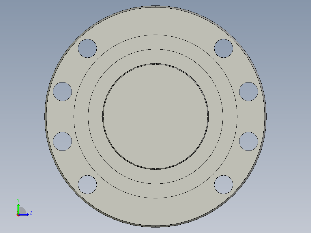 JF12540-4滚珠丝杆3D模型左视图