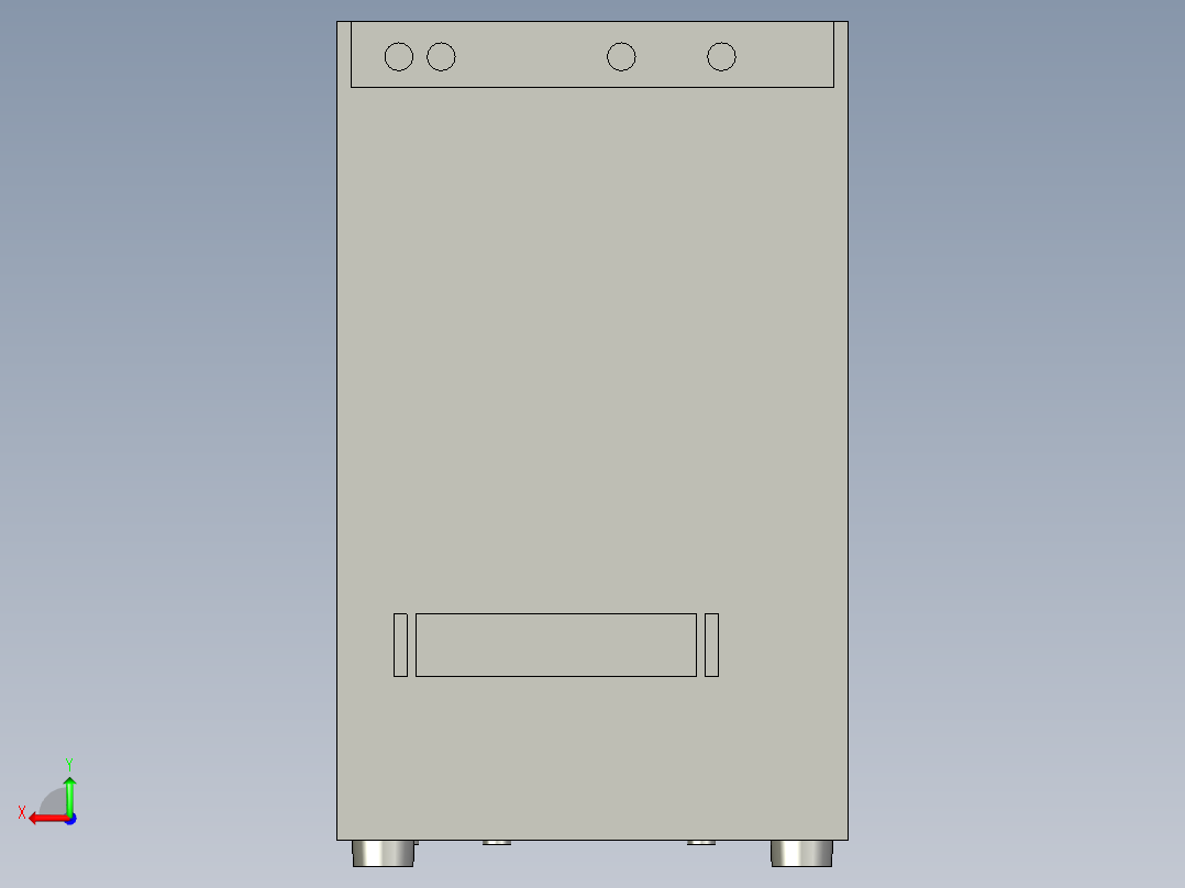 FH_3050_10-欧姆龙视觉控制器后视图
