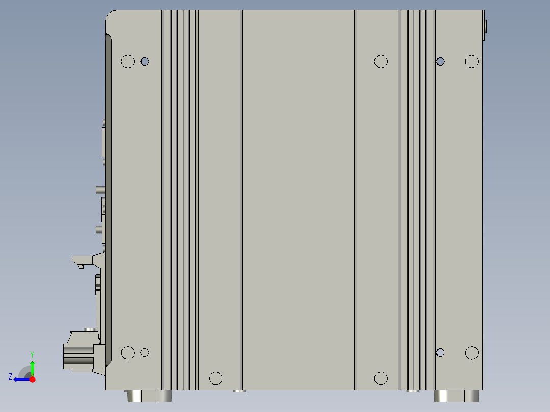 FH_3050_10-欧姆龙视觉控制器右视图