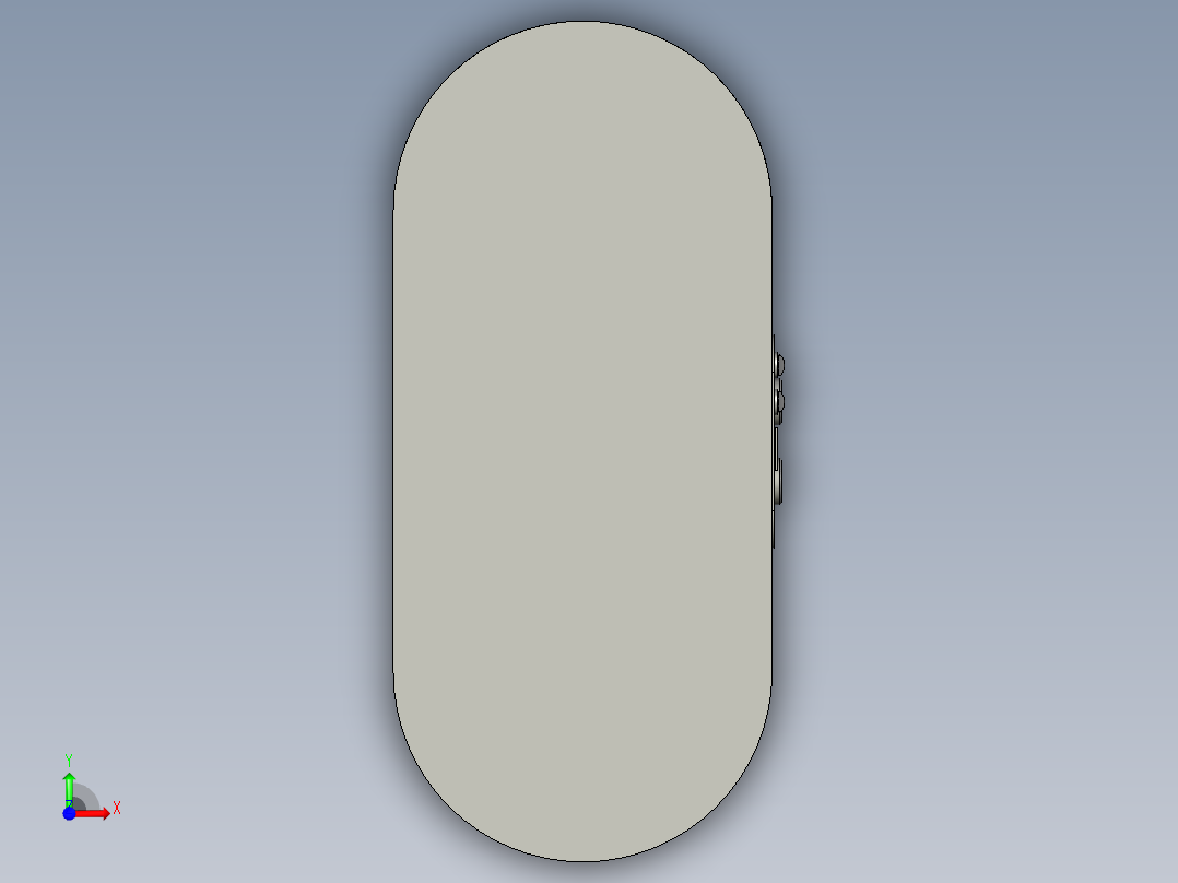 光学镜片清洁的工作装置前视图