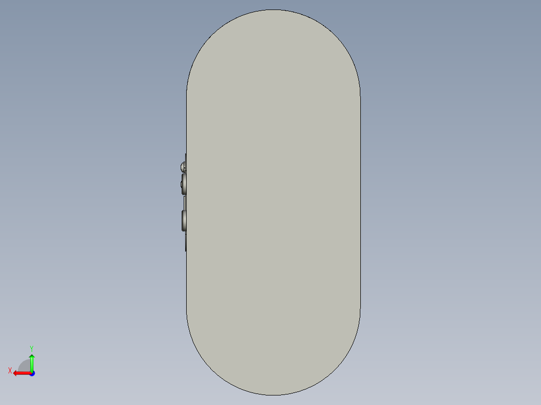 光学镜片清洁的工作装置后视图