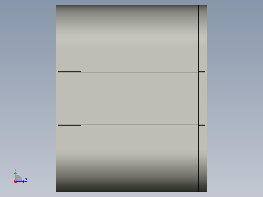 光学镜片清洁的工作装置左视图