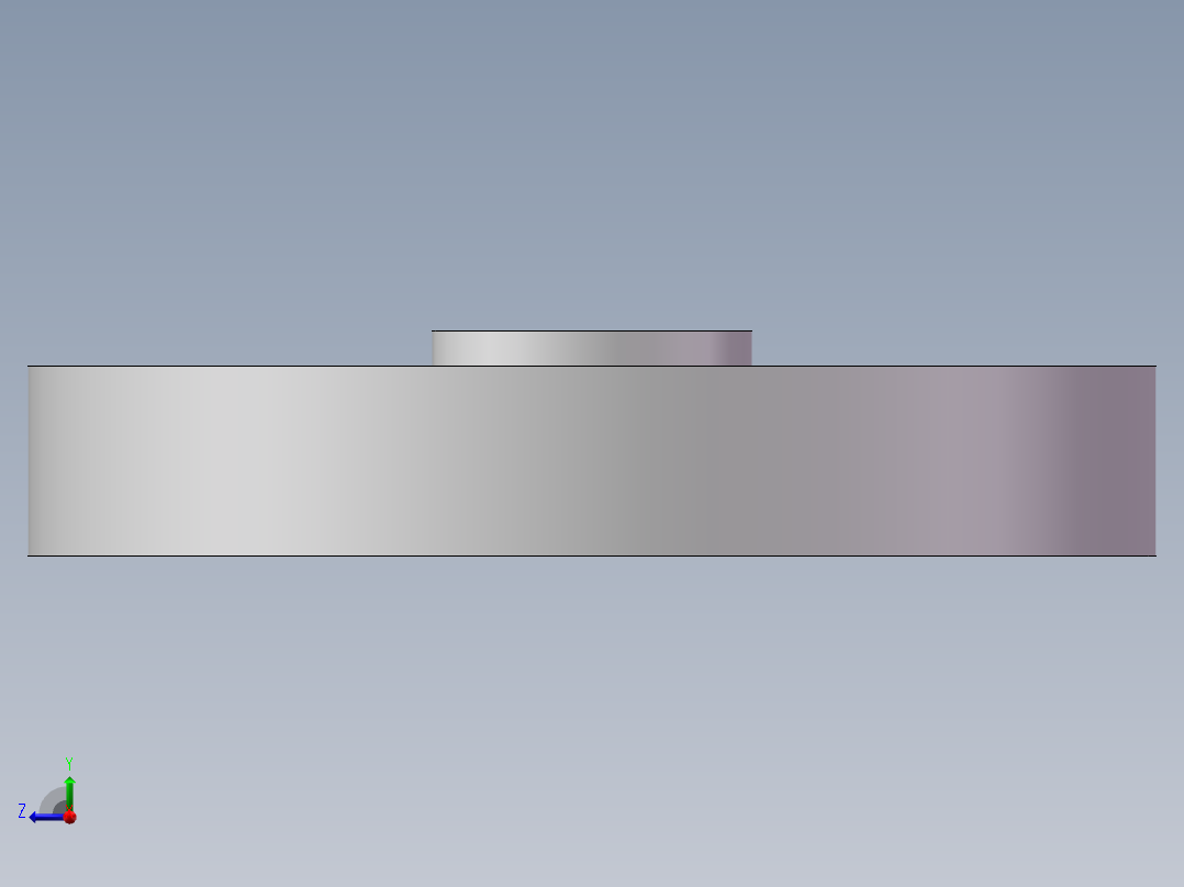 活套法兰右视图