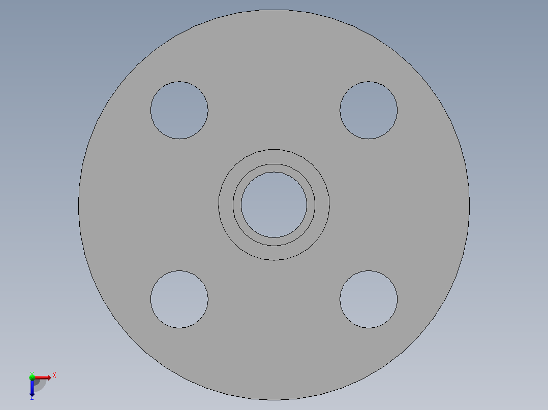 活套法兰俯视图