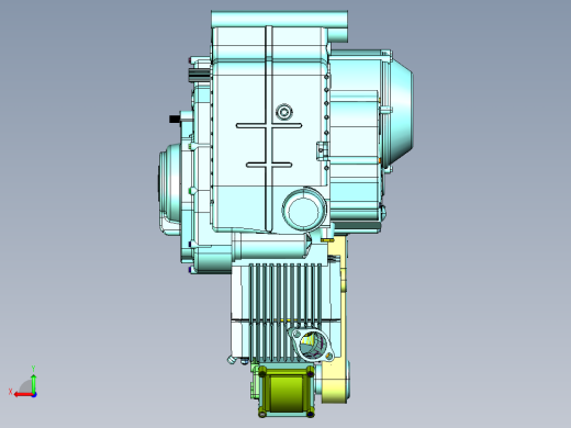 摩托风冷L型发动机后视缩略图