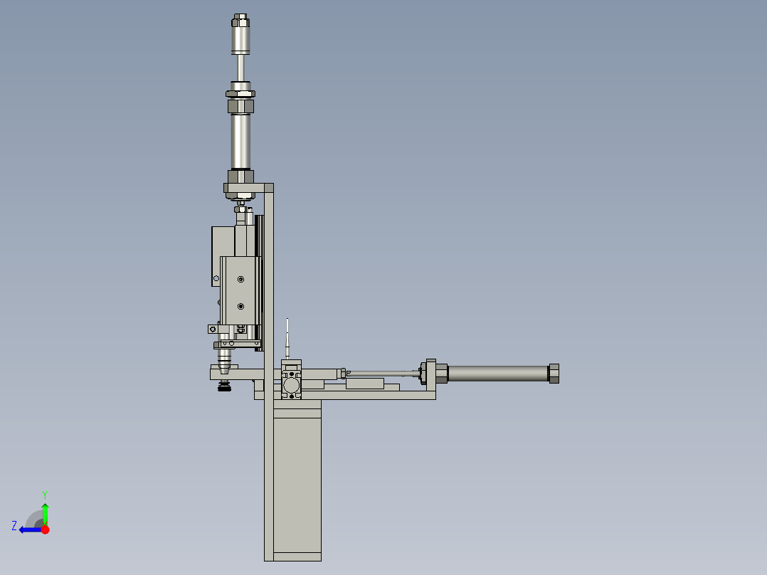 O型圈装配组件右视图