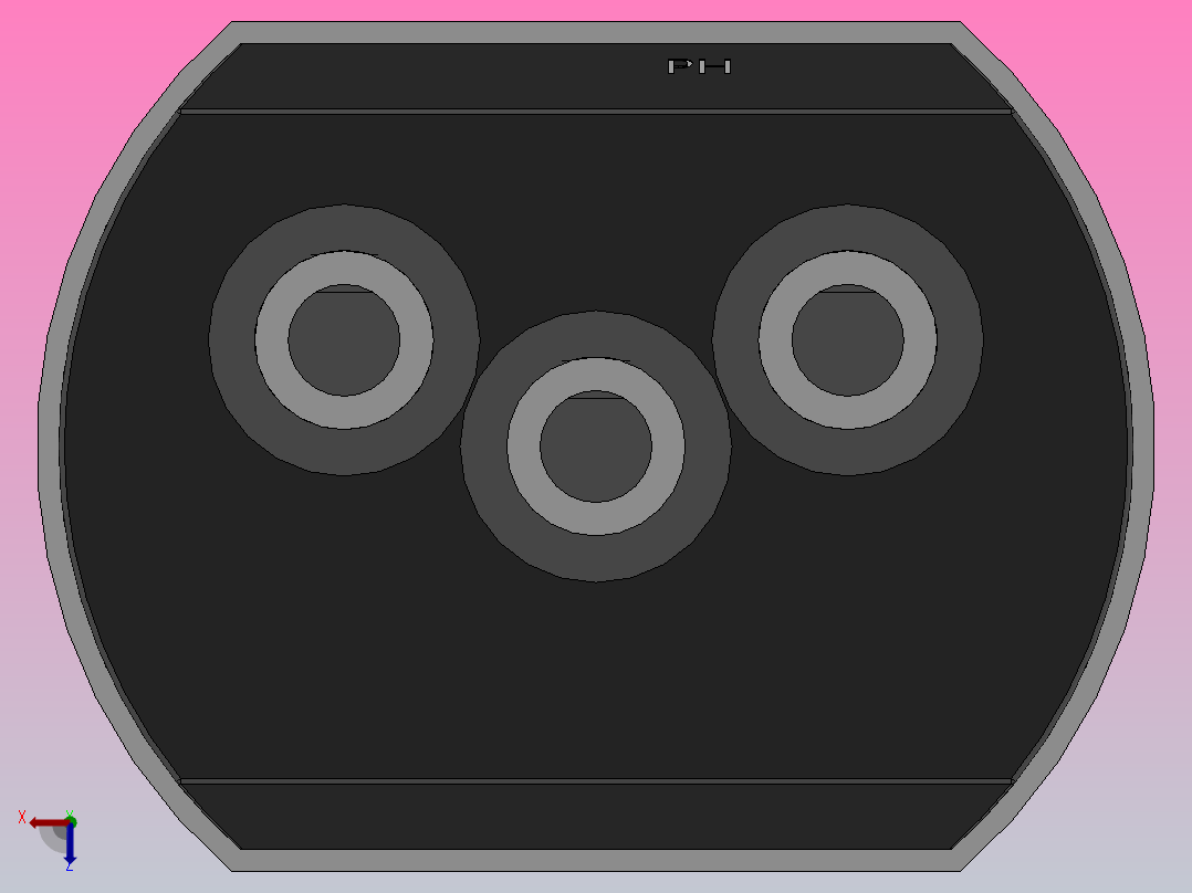 PH-series[PH-09]可调式钻孔头前视图