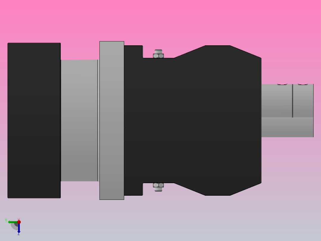 PH-series[PH-09]可调式钻孔头左视图