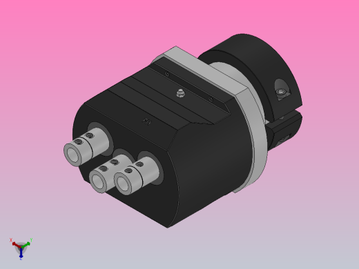 PH-series[PH-09]可调式钻孔头正等轴测缩略图