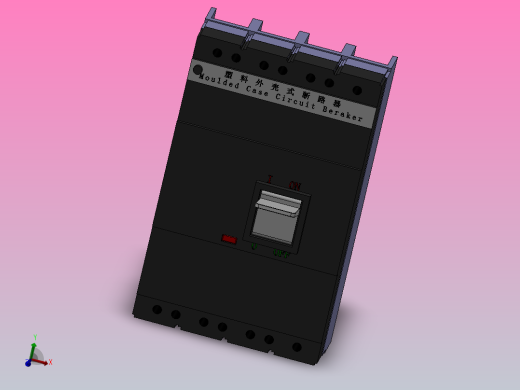 HM3 63-800A 4极固定式塑料外壳式断路器[HM3-100A╱4]