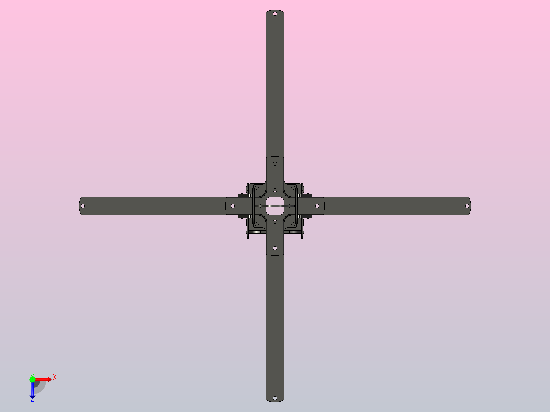 最高速度四轴飞行器v4帧13俯视图