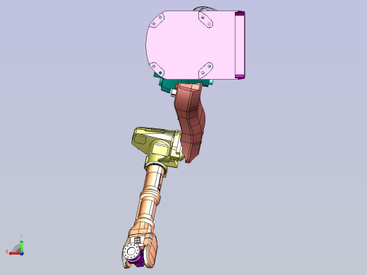 ABB机械臂 3D模型后视缩略图