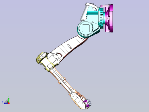 ABB机械臂 3D模型右视缩略图