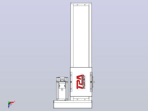 滚珠丝杠直线轴带导轨全封闭TPA-HCR-110D-1610C-L300-ML-Y-P40-N3俯视缩略图