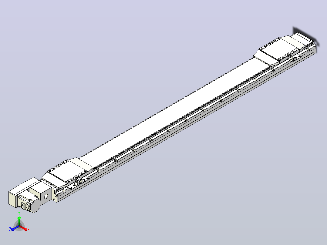 皮带直线轴双滑块型TPA-GCBS-120-P70-L500-QL-M20-N3主视图