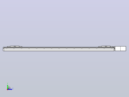 皮带直线轴双滑块型TPA-GCBS-120-P70-L500-QL-M20-N3左视缩略图