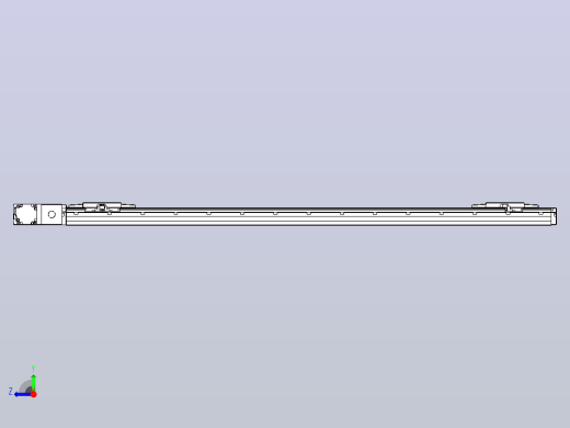 皮带直线轴双滑块型TPA-GCBS-120-P70-L500-QL-M20-N3右视缩略图