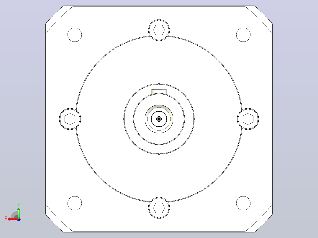 KTF160-L1-35-114-200-M12行星减速机后视图