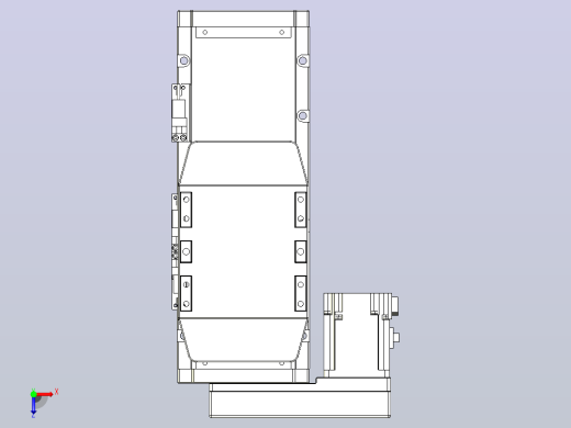 滚珠丝杠直线轴内置导轨TPA-GCR-120-1610C-L100-ML-M40-N3俯视缩略图