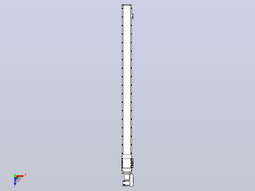 机器人皮带驱动直线轴TPA-GCB-120-P70-L1700-QR-M20-N3俯视缩略图