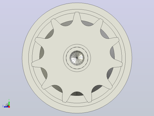 SR2-08B11T-D60X2.0T-AGL744-RL650-C1可调堆积双排齿输送滚筒右视缩略图
