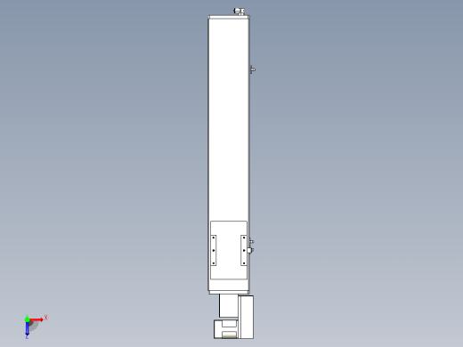 MCB14无尘皮带滑台[MCB14-L40-600-R-P20-C3]俯视缩略图