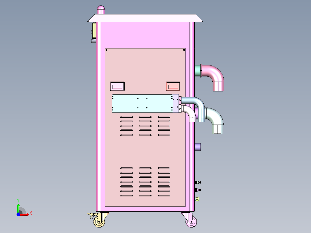 烟尘净化器usc-ul-p1-350g前视图