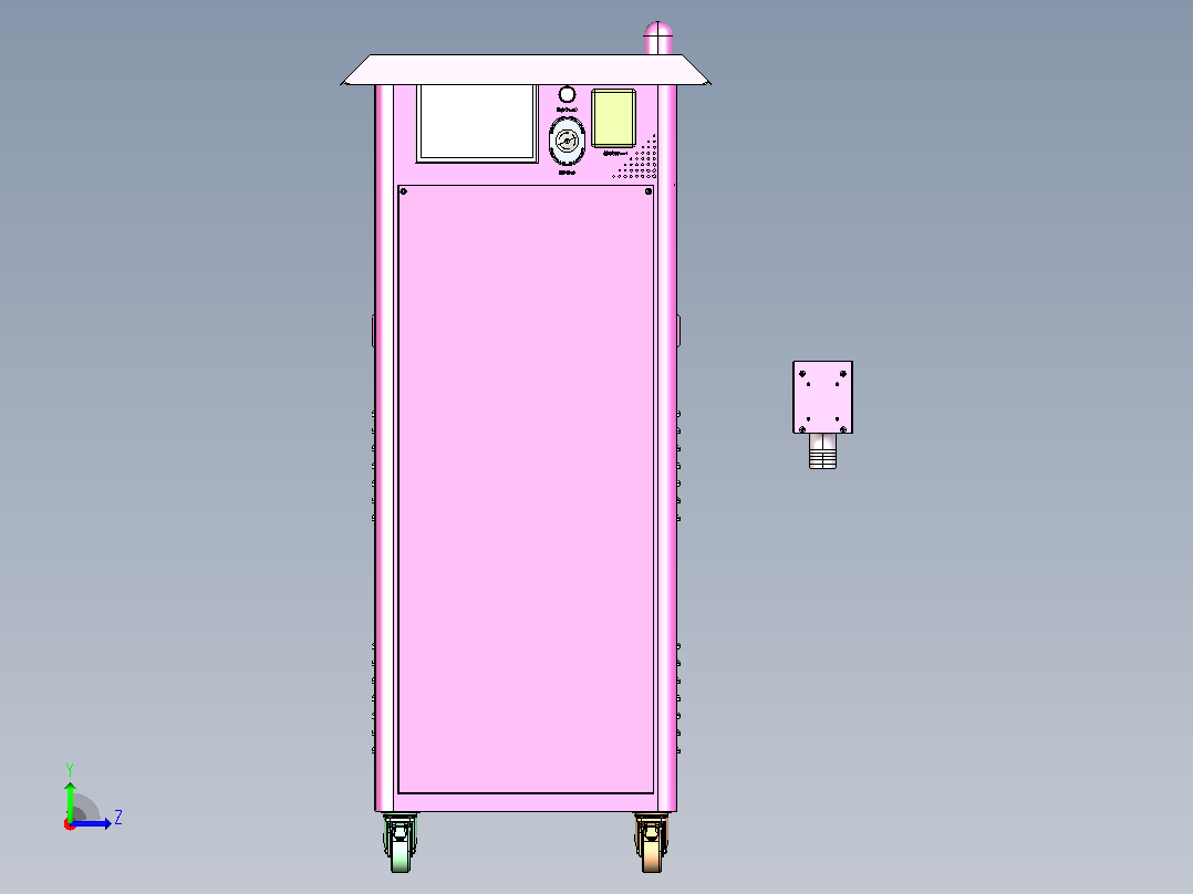 烟尘净化器usc-ul-p1-350g左视图