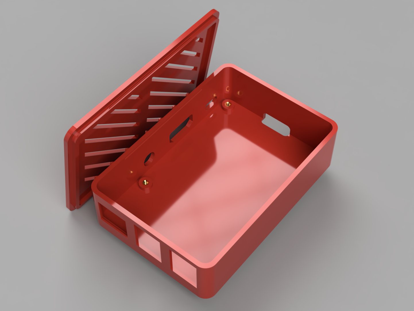 “带卡扣式的 Raspberry Pi 3B+ 保护壳