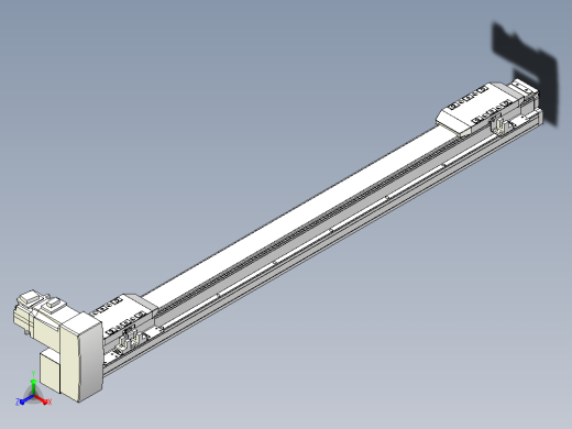 皮带直线轴双滑块型TPA-GCBS-50-P42-L250-RU-M10-N3主视缩略图