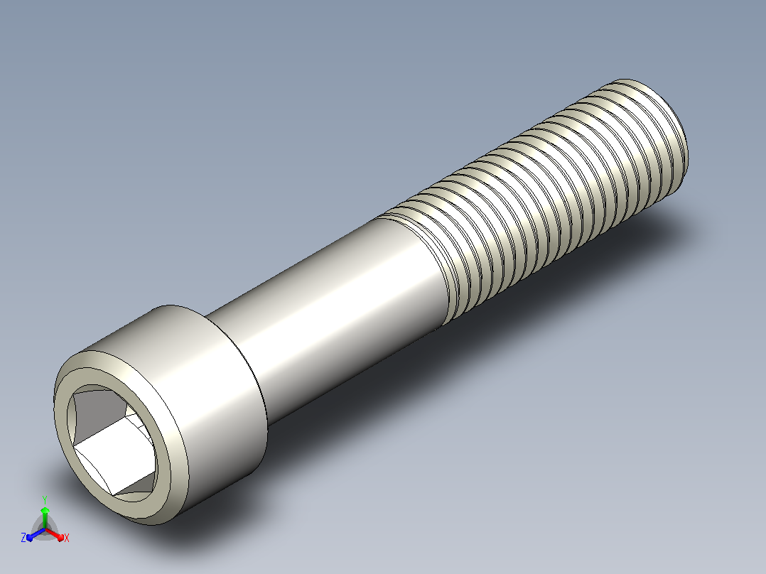 DIN_EN_ISO_4762_M16x80.ipt内六角螺钉主视图