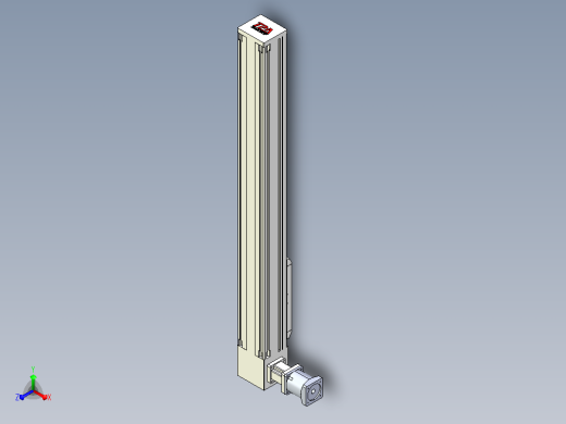 伺服电机集成皮带传动直线执行器TPA-OCB-140-256-L850-DL-J90-N3主视缩略图