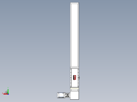 伺服电机集成皮带传动直线执行器TPA-OCB-140-256-L850-DL-J90-N3后视缩略图