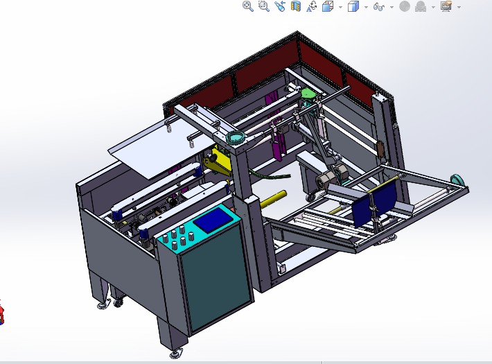 开箱机全套3D图纸 G451 非标自动化机械3D图纸设计