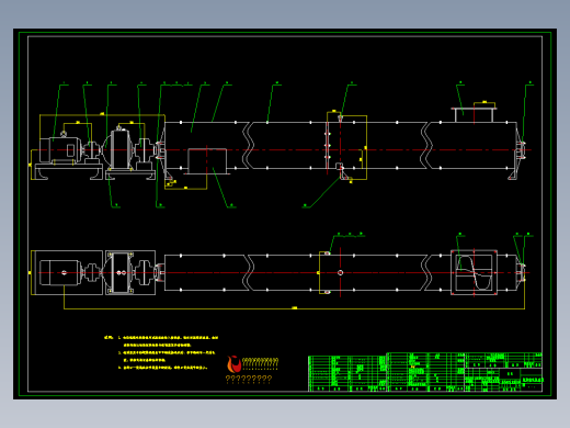 GX螺旋输送机总装图1