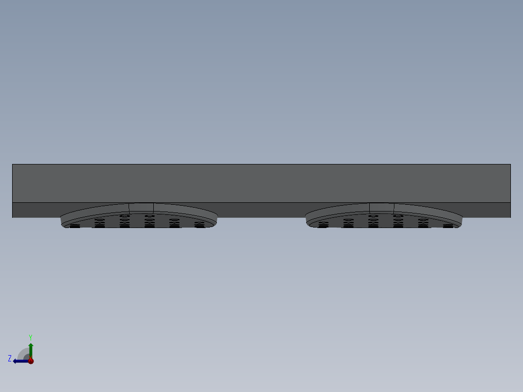 鞋底模具设计右视图
