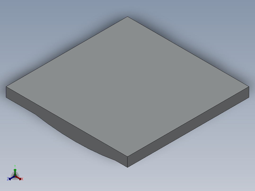 鞋底模具设计正等轴测图
