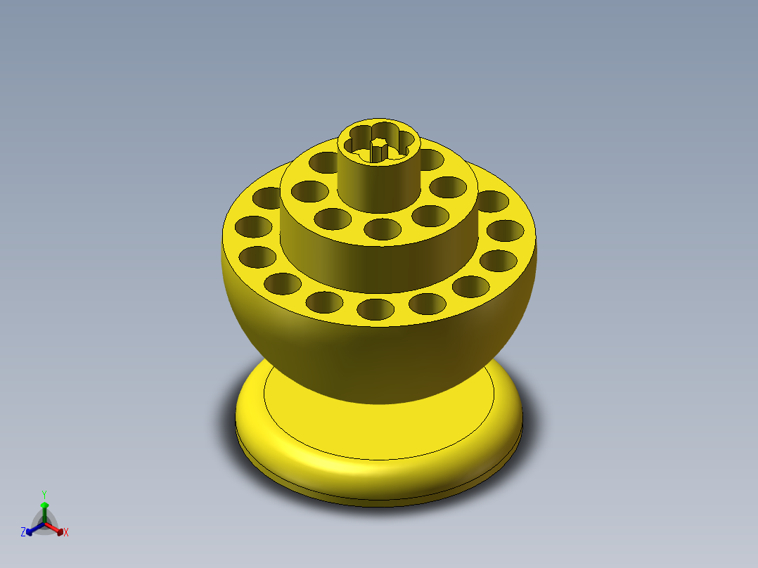 饮料架正等轴测图