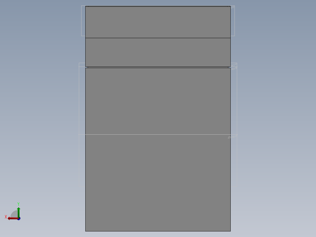 燃气灶厨具煤气灶SW2017后视图