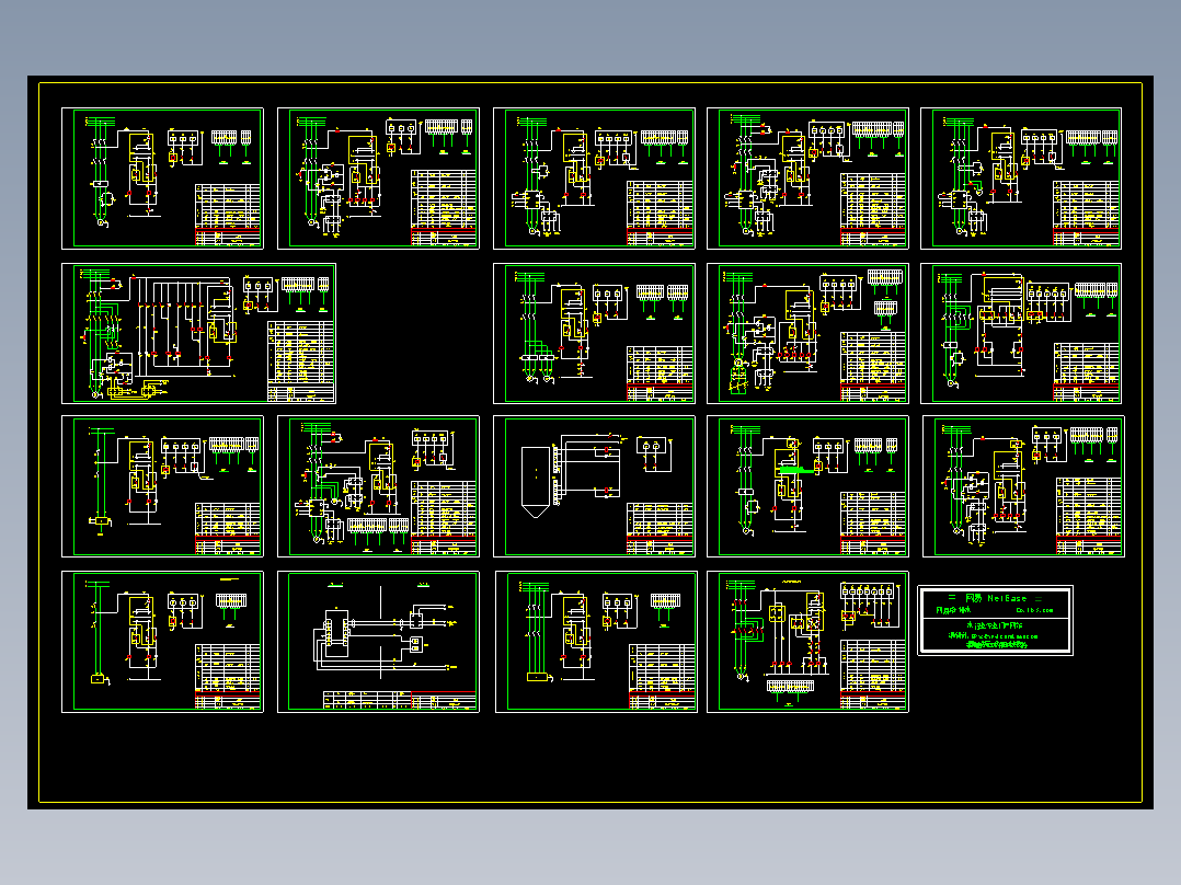 水泥厂电路全套图纸