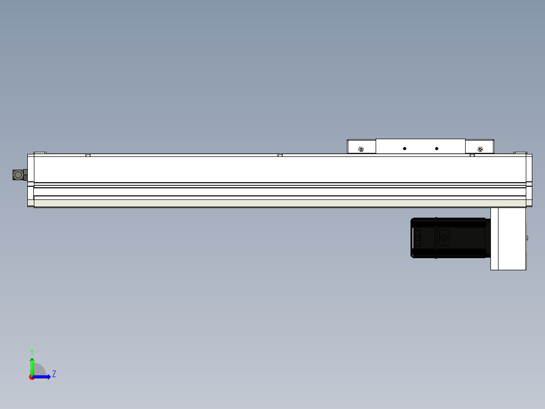 Toyo东佑达直线模组-ECH17-450-BM-400W左视图