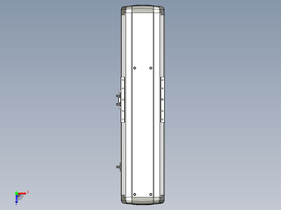 Toyo东佑达直线模组-ETH14-200-M+煞車俯视图
