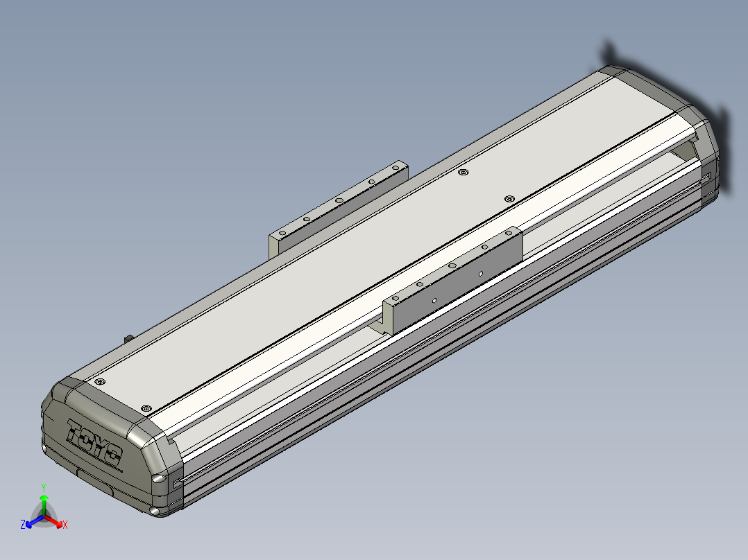 Toyo东佑达直线模组-ETH14-200-M+煞車正等轴测图
