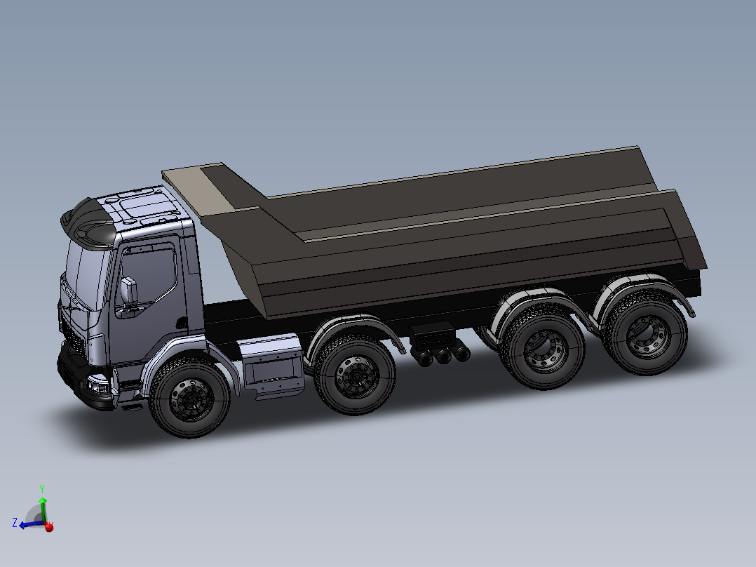 15.沃尔沃重卡 3d模型图纸