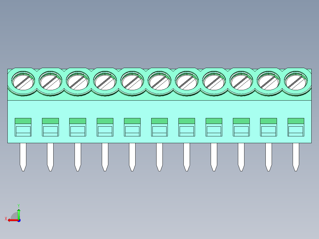 DG381S-3.5-11P-14-00AH后视图